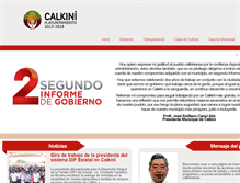 Tablet Screenshot of calkini.gob.mx